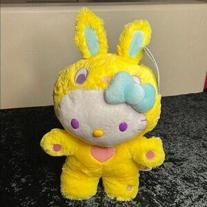 Hello Kitty Yellow Bunny Side Stepper Plush